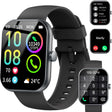 Smart Watch for Men Women, 1.96" HD Smart Watches Answer/Make Calls, Fitness Watch with Heart Rate Sleep Monitor, 113+Sports, Step Counter Activity Trackers, IP68 Waterproof Smartwatch for IOS Android.