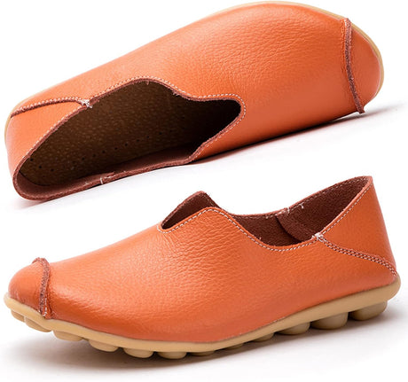 Women's Loafers Moccasins Soft Slip on Flat Boat Driving Shoes.