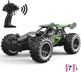 SZJJX RC Car Remote Control Truck for Boys Girls, 2.4Ghz 15+KM/H High Speed 2WD RTR Electric Rock Climber Fast Race Buggy Hobby Toy Cars for Kids Gift Green.