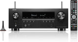 Denon AVR-S970H 8K AV Receiver, 7.2ch Home Cinema Amplifier, Dolby Atmos, DTS:X, Dolby Surround Sound, and DTS Neural:X, Alexa Compatible, Bluetooth, AirPlay 2 and HEOS Built-in Multiroom Audio, Black.