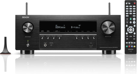 Denon AVR-S970H 8K AV Receiver, 7.2ch Home Cinema Amplifier, Dolby Atmos, DTS:X, Dolby Surround Sound, and DTS Neural:X, Alexa Compatible, Bluetooth, AirPlay 2 and HEOS Built-in Multiroom Audio, Black