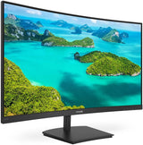 PHILIPS 271E1SCA - 27 Inch FHD Curved Monitor, 75Hz, 4ms, VA, AMD FreeSync, Speakers, FlickerFree (1920 x 1080, 250 cd/m², VGA/HDMI).