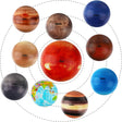 Solar System Stress Balls for Kids Adults, Planets Squeeze Balls, Foam Educational Space Toy for Early Learning, Theme Party Favors Gift Prizes for Stress Relief (10PCS).