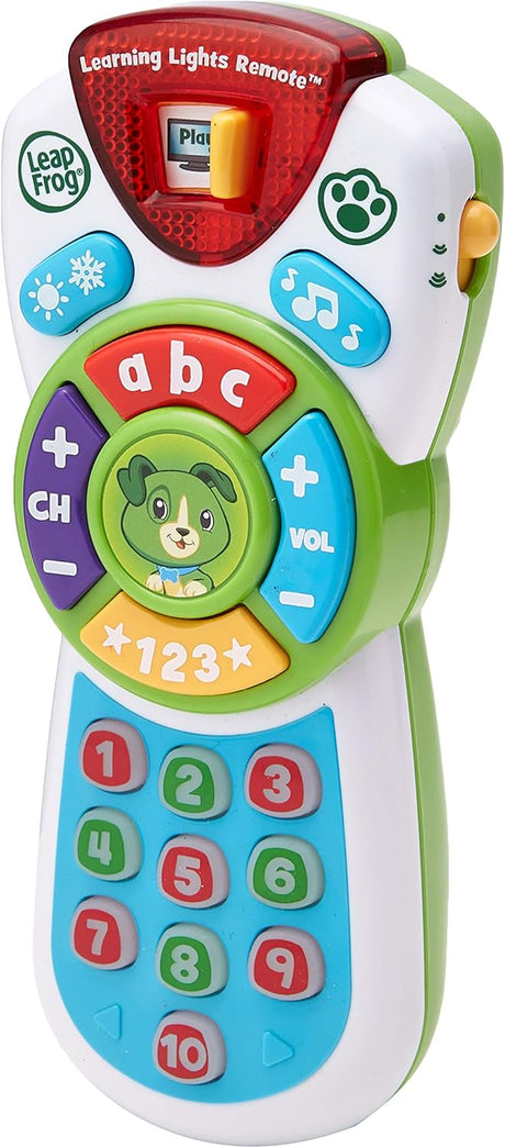 LeapFrog Scout's Learning Lights Remote, Musical Baby Toy with Lights, Sounds, Numbers & Letters, Interactive Educational Toy for Children 6 months+, 1, 2, 3, 4 Year Olds Boys & Girls.