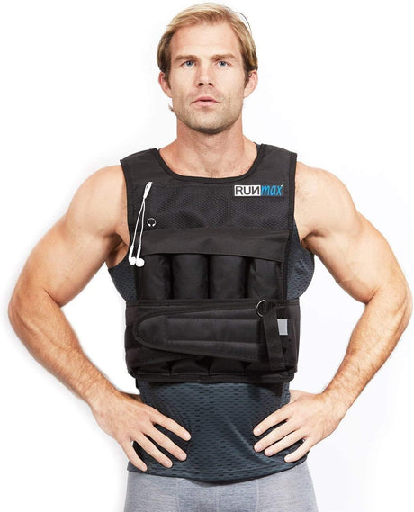 RUNFast/Max 12lbs-140lbs Adjustable Weighted Vest.