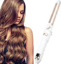 Aibeau Automatic Rotating Hair Curler, 28MM Curling Iron with LCD Display 100-220℃, Large Barrel Beach Hair Waver Curling Wand for Waves, Beach Curls, 1H Auto Off, Gift for Women, White.