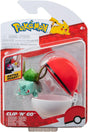 Pokémon Clip ‘N’ Go Bulbasaur and Poké Ball Includes 2-Inch Battle Figure and Nest Ball Accessory.