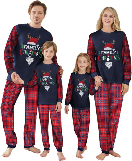 starkit Christmas Matching Family Pajamas Sets, Matching Sets Christmas PJs for Family Pajamas.