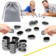 Magnetic Chess Game, Magnetic Chess Board Games for Kids, Family Interactive Magnet Battle Table Game, Party Supplies for Family Gathering and Travel Chess Set with 20 Magnetic Pieces.