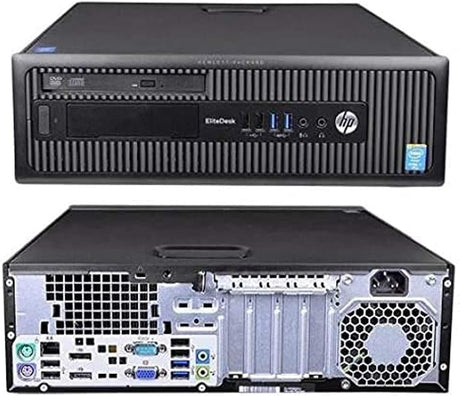 Windows 11 HP 800 G1 SFF Intel Core i5-4570 Desktop PC Computer - 16GB DDR3-512GB SSD - 300Mbps Wi-Fi (Renewed).