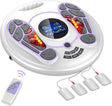 Creliver Foot Circulation Machine with TENS & EMS Electric Foot Circulation Stimulator Circulation Blood Booster for Feet and Legs Foot Massagers for Pain and Circulation Gift for Mom and Dad.