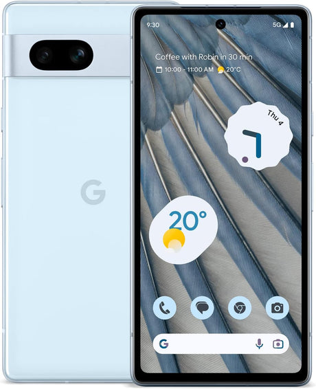 Google Pixel 7a – Unlocked Android 5G mobile phone with wide-angle lens and 24-hour battery – Sea.