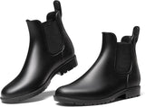 DREAM PAIRS Wellington Boots Women and Men Ankle Ladies Wellies Short Chelsea Booties Waterproof Rain Boots.