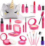 Own1one Pretend Makeup Sets for Girls, Children Fake Make Up Set for Little Girl, Kids Pretend Play Makeup Toys Presents, Little Girl Pretend Makeup Birthday Gifts for Age 3 4 5 6 7 Year Old.