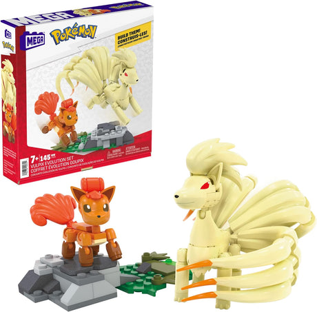 MEGA Pokémon Action Figure Building Toys for Kids, Pikachu Evolution Set with 160 Pieces, 3 Poseable Characters, 8 Year Old Gift Idea, HKT23.