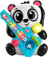 Fisher-Price Baby Learning Toy Link Squad Jam & Count Panda with Music & Lights for Ages 9+ Months, UK English Version, Compatible Only with Link Squad Items, HYL22.