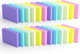 24 Pads Mini Sticky Notes 1.5 * 2 inches, Small Self-Stick Notes for Post,80 Sheets/Pad for Little Reminders in Offices,Schools and Households (38x51mm Pastel Colors)