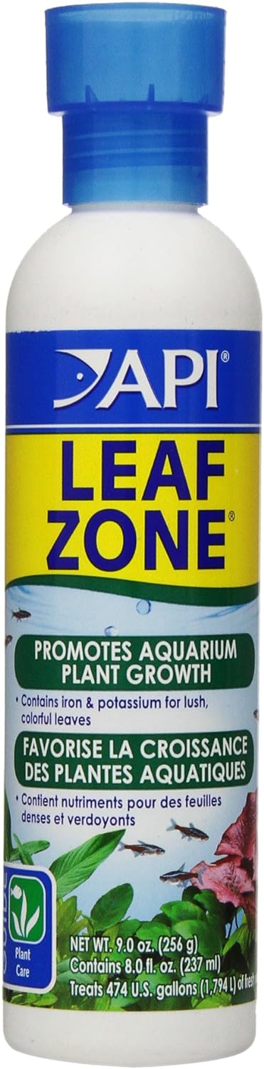 API LEAF ZONE Freshwater Aquarium Plant Fertilizer 237 ml Bottle