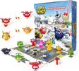 Super Wings Advent Calendar 2023 Christmas Toys for 3 4 5 6 7 Years Old Boys Girls, 24 Pcs Collectable Figures Christmas Gifts for Boys Girls Kids.