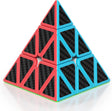 ROXENDA Pyramid Speed Cube Original Triangle Pyraminx Puzzle Cube; Super-Durable Smooth with Vivid Colors - Easy to Turn ((Macaron).