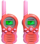 Walkie Talkies Rechargeable for Kids - Boys Girls Electronic Toys Birthday Gifts Two Way Radio with Flashlight Backlit LCD VOX (Chargeable Cyan).