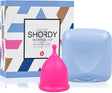 SHORDY Menstrual Cup, Single Pack (Small) with Box, Soft & Flexible, Copa Menstrual Kit for Women | Up to 12 Hours of Comfort, Eco-Friendly & Safer Alternative to Pads & Tampons (Pink).