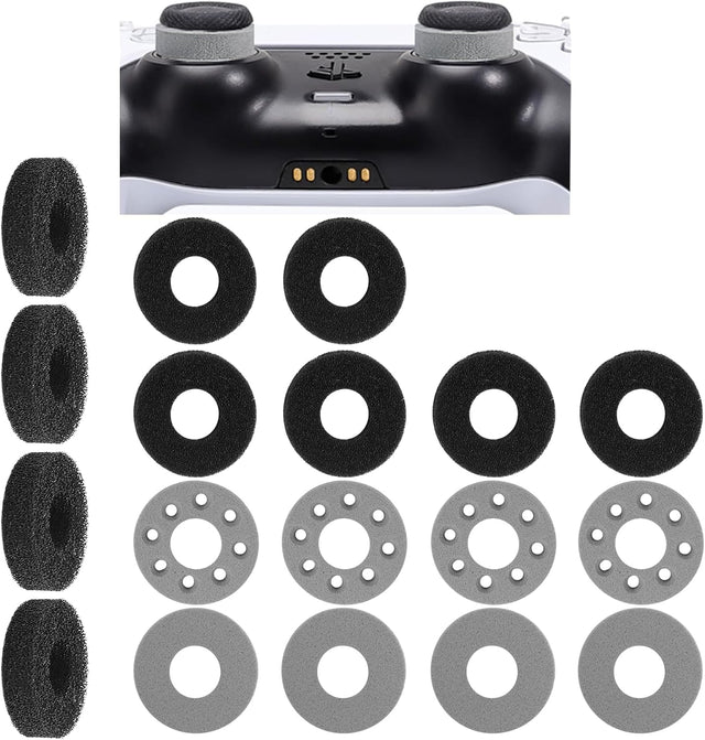 18Pcs Precision Rings Aim Assist Rings Motion Control Ps 5/Ps 4 Controller Accessories for ROG Ally,Legion Go,Xbox Series X/S,Xbox One,Switch,Switch OLED,Switch Pro,Improve Game Accuracy Sensitivity.