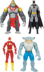 DC Comics, Batman vs. Gorilla Grodd 4-Pack, 30-cm Action Figures (Batman, The Flash, Gorilla Grodd, King Shark), Kids’ Toys for Boys and Girls Aged 3 and Up.