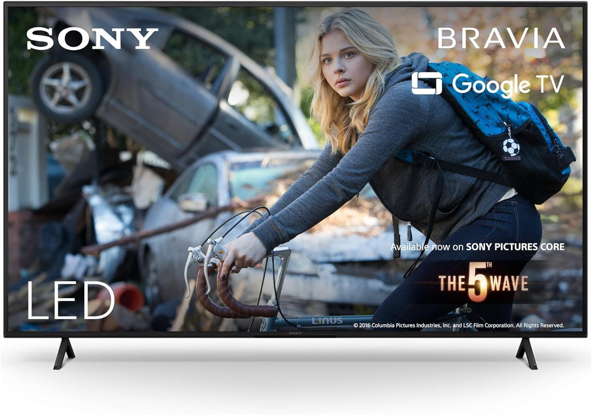 Sony BRAVIA, KD-43X80L, 43 Inches, LED, Smart TV, 4K HDR, Google TV, ECO PACK, BRAVIA CORE, Narrow Bezel Design.