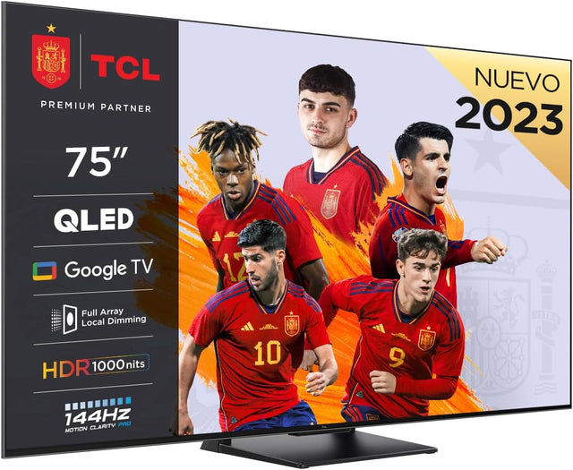 TCL C74 Series 75C745 TV 190,5 cm (75") 4K Ultra HD Smart TV Wifi Noir 1000 cd/m².