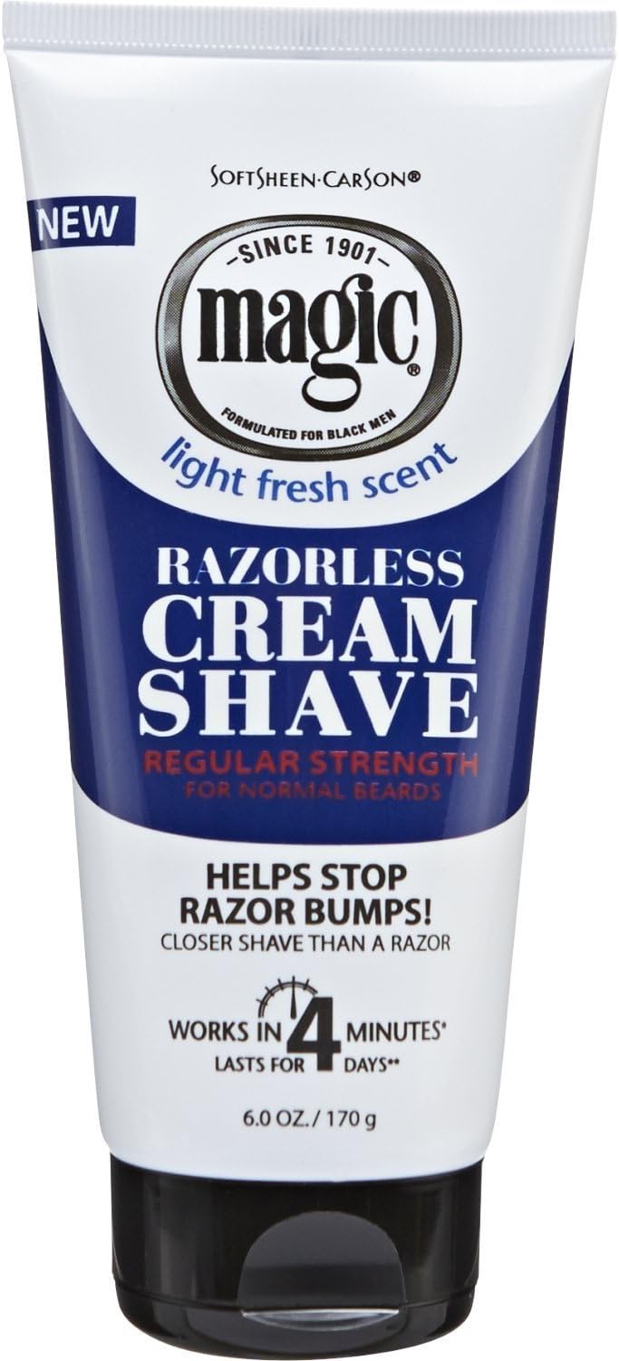 Magic Shave 170 g Regular Strength Razorless Shaving Cream.