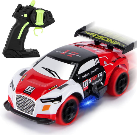 Vubkkty Remote Control Cars for 3 4 5 6 Years Old Kids, 3 Year Old Boy Gifts, 2.4GHz Anti -Interference RC Car Toys Gifts, Christmas Birthday Gifts for Boys and Girls(Red).