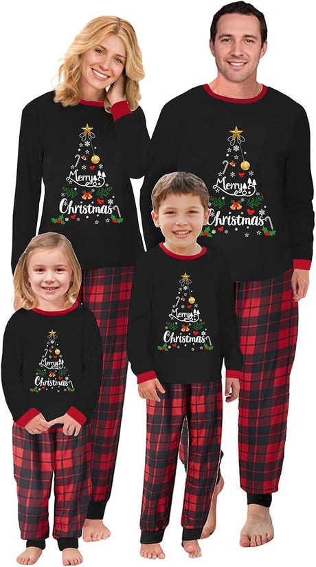 starkit Christmas Matching Family Pajamas Sets, Matching Sets Christmas PJs for Family Pajamas.