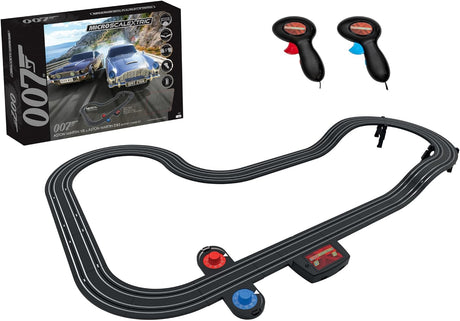 Micro Scalextric Car Race Track Sets for Kids Age 4+ - James Bond 007 Track Builder Construction Set, Battery Powered Car Track, Slot Cars Kids' Play Vehicles - Mini Toy Racing Tracks for Boys.