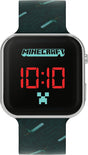 Minecraft Boy's Digital Quartz Watch with Silicone Strap MIN4097.