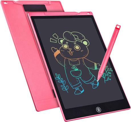 LCD Writing Tablet, 12 Inch LCD Coloring Drawing Tablet Doodle Board for Kids Learning Toys, Erasable Electronic eWriter Handwriting Sketch Pad, Christmas Birthday gifts for 3 Age+.