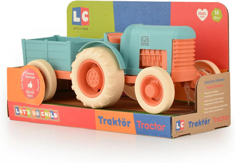 Tractor Toy Set for Kids | Educational Farm Toys Tractors and Trailer for Toddler, Safe, BPA-Free, Fun Indoor & Outdoor Play, Enhances Motor Skills, Hand-Eye Coordination | Boys, Girl, Baby Gifts.