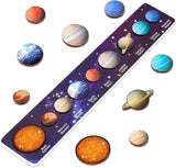 Montessori Toys for 3 4 5 6 Year Old Boys Girls, Wooden Puzzles for 3+ Year Olds Kids Learning Resources Educational Toy for Toddlers Boy Birthday Gifts Age 4 5 6 Space Planet Solar System Presents.