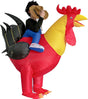 ERSTUME Inflatable Rooster Costume, Inflatable Fancy Dress and Halloween Costumes, Rider Costume for Christmas Birthday Wedding Easter Party.