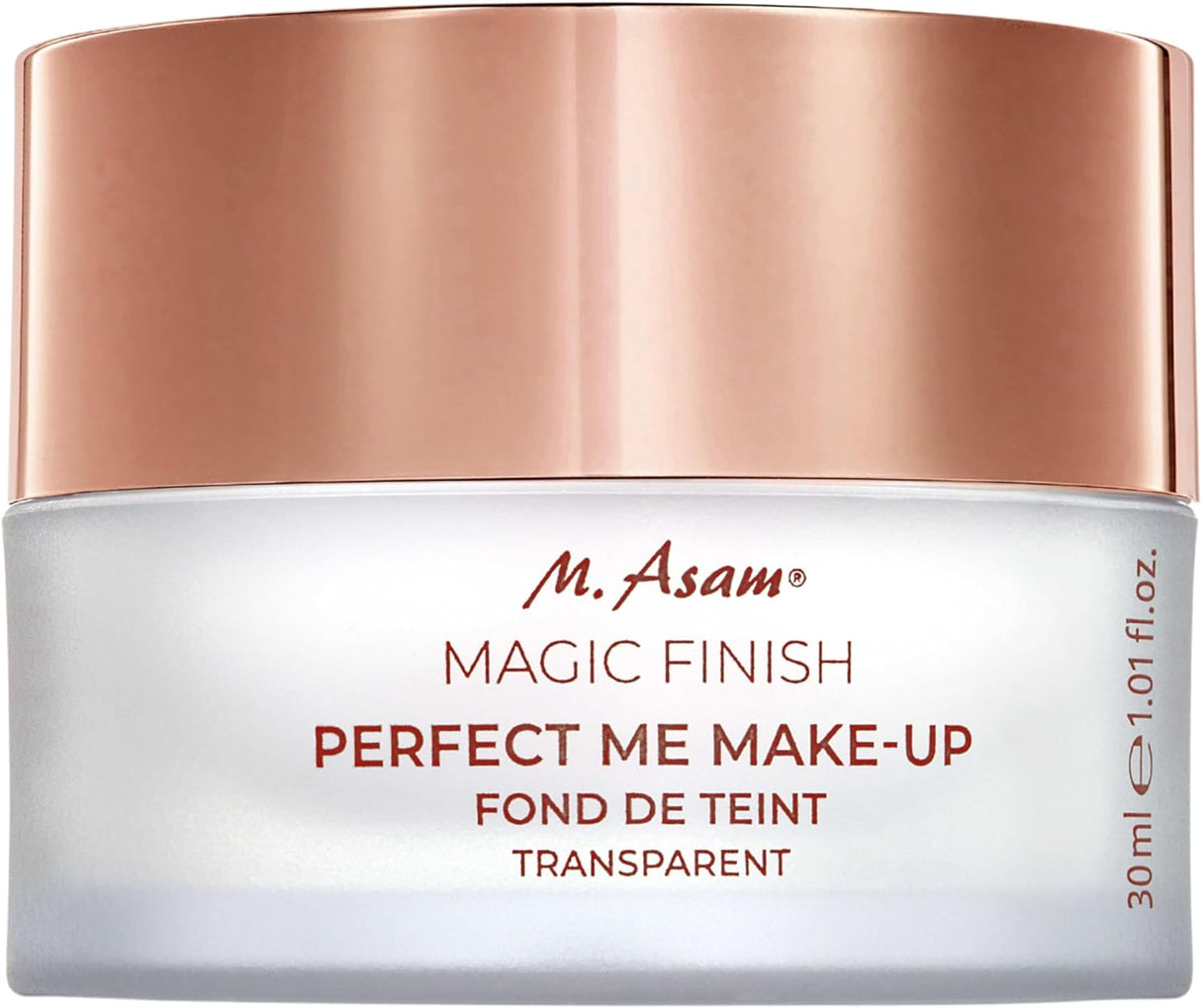 M. Asam Magic Finish Porcelain Teint Make-Up Mousse (1.01 Fl Oz) – 4in1 Primer, Foundation, Concealer & Powder With Buildable Coverage, Hides Redness And Dark Spots, Vegan, For Very Light Skin Tones.