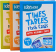 Kippson Times Tables Flash Cards with Memory Cues.