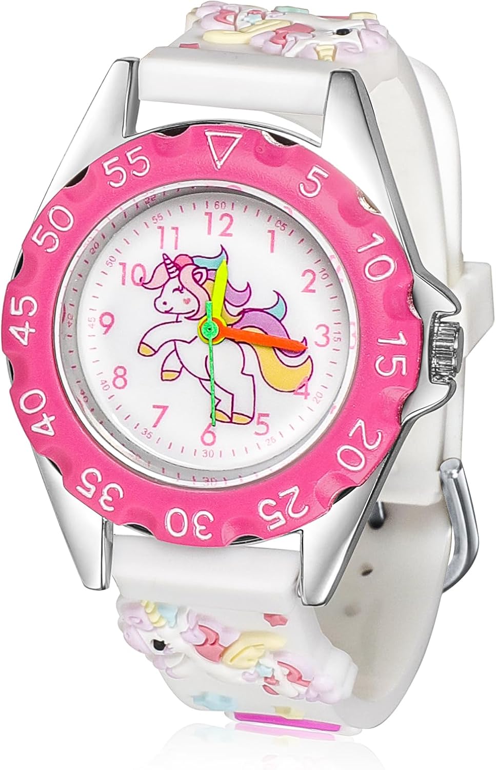 Vspek Unicorn Watch, Digital Watch for Boys Girl, Wrist Watch Girl Multifunction Wrist Watch Girl Unicorn Watch Girls Boys Watches for Kids Ages 3-12.