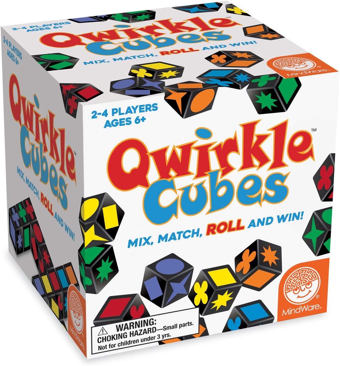 Mindware | Qwirkle UK Edition (NEW) | Board Game | Ages 5+ | 2-4 Players | 45 Minutes Playing Time.