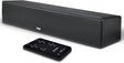 ZVOX Dialogue Clarifying Sound Bar with Patented Hearing Technology, Twelve Levels of Voice Boost - 30-Day Home Trial - AccuVoice AV157 TV Speaker (Black).