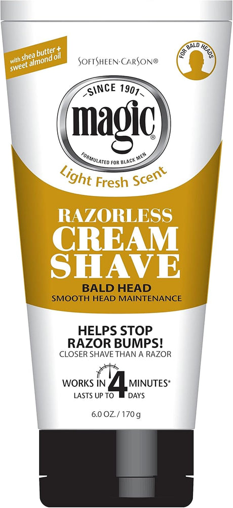 Magic Smooth Razorless Hair-Removing Cream 6oz/170g.