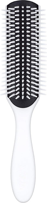 Jack Dean by Denman Curly Hair Brush D3 (All Black) 7 Row Styling Brush for Detangling, Separating, Shaping and Defining Curls - For Women and Men