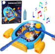 xwin sportseries Interactive Spaceship Game Machine - Electric Arcade with Music, Lights & Water Effects - Fun Educational Toy for Kids, Includes 2 Hammers & Water Dropper.