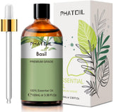 PHATOIL Peppermint Essential Oil 100ML, Pure Premium Grade Peppermint Essential Oils for Diffuser, Humidifier, Aromatherapy, Candle Making.