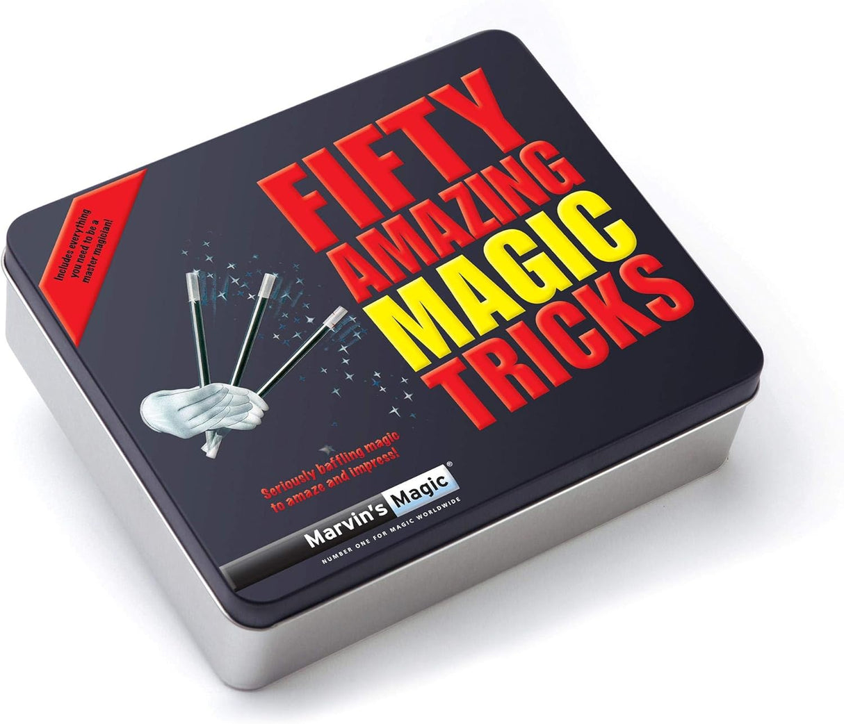 Marvin's Magic - Fifty Pranks To Freak Your Friends - Prank Set For Kids 8 Years + - 50 Pranks & Props Included - Hardback Instruction Book - Difficulty: Easy.