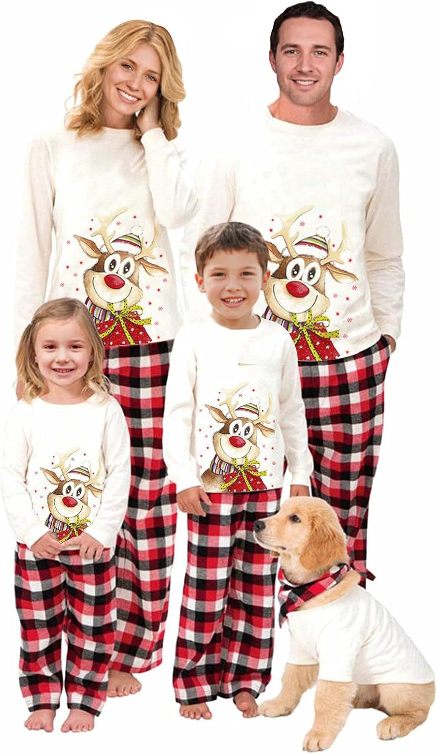 starkit Christmas Matching Family Pajamas Sets, Matching Sets Christmas PJs for Family Pajamas.